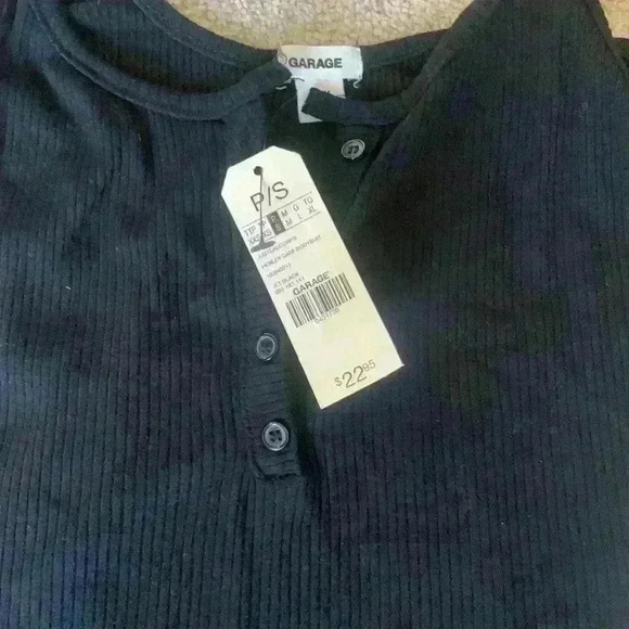 Garage black body suit with spaghetti straps - Picture 2 of 4